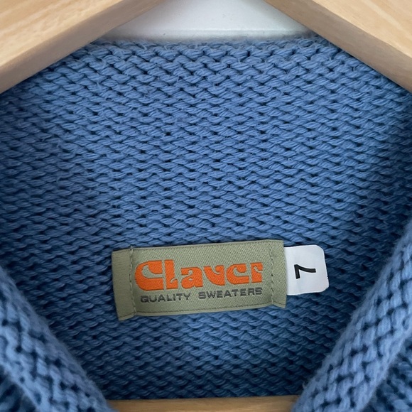 Rolled Neck Claver Pirate Cotton Sweater - Picture 6 of 8